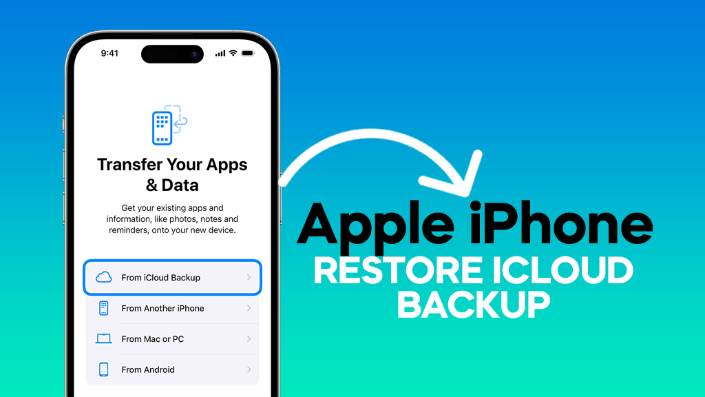 How To Restore An iCloud Backup On iPhone