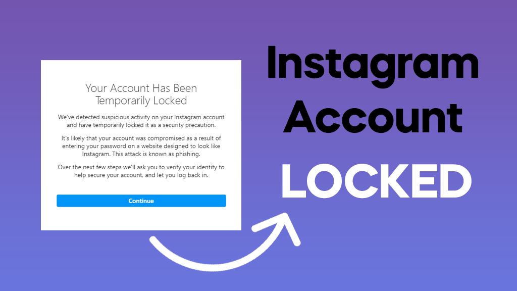 Instagram Account Temporarily Locked