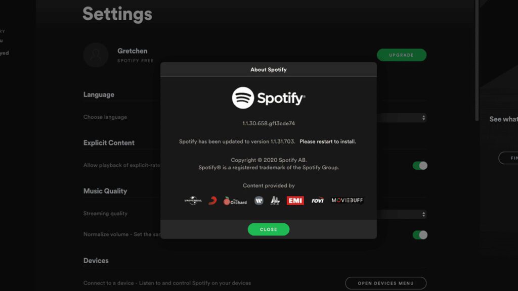 spotify songs not playing