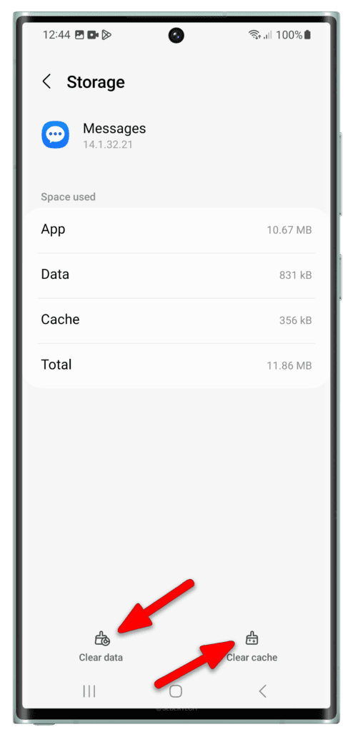Tap Clear cache & Clear data.