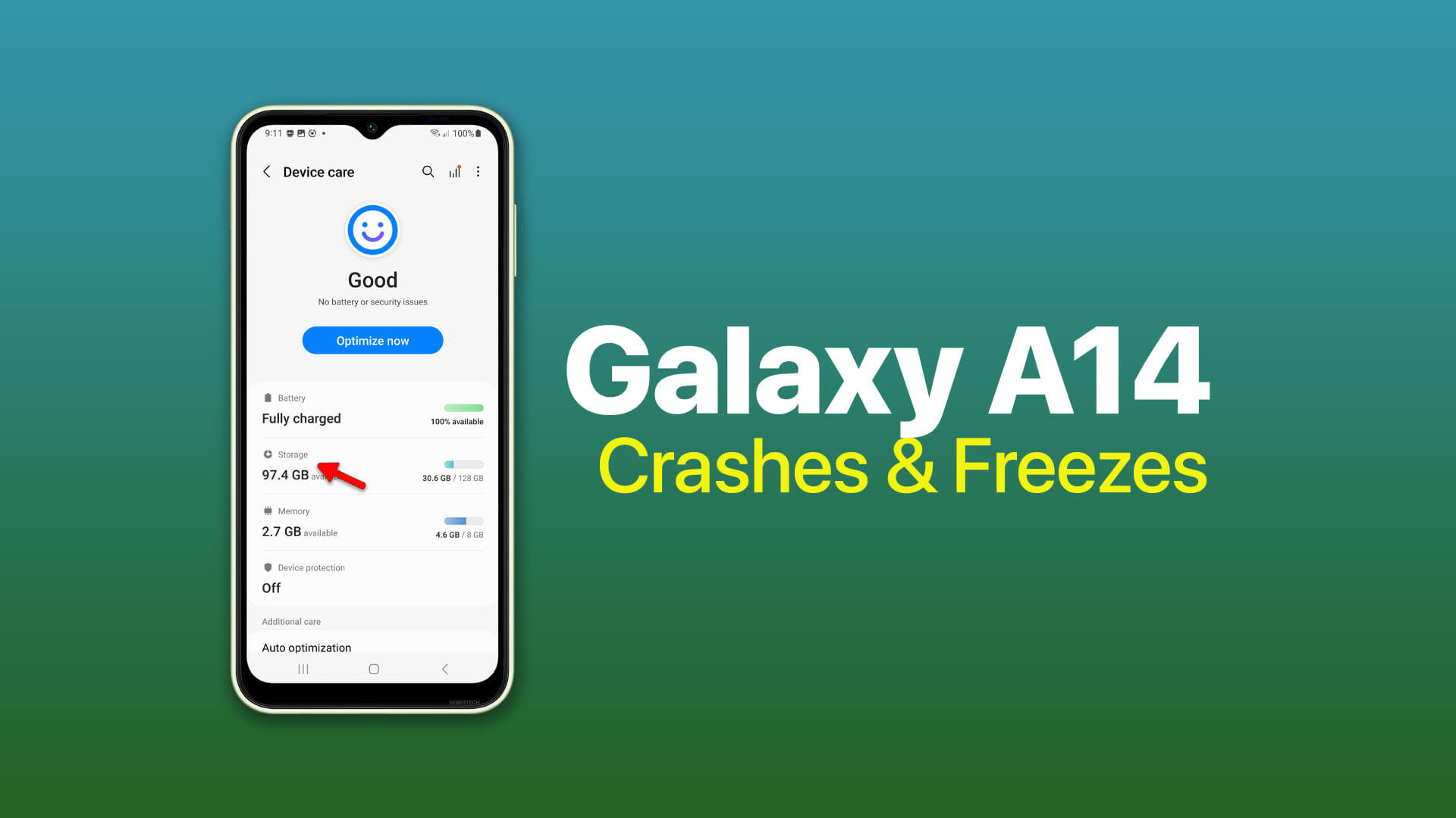 Galaxy A14 System Crashes and Freezes 11