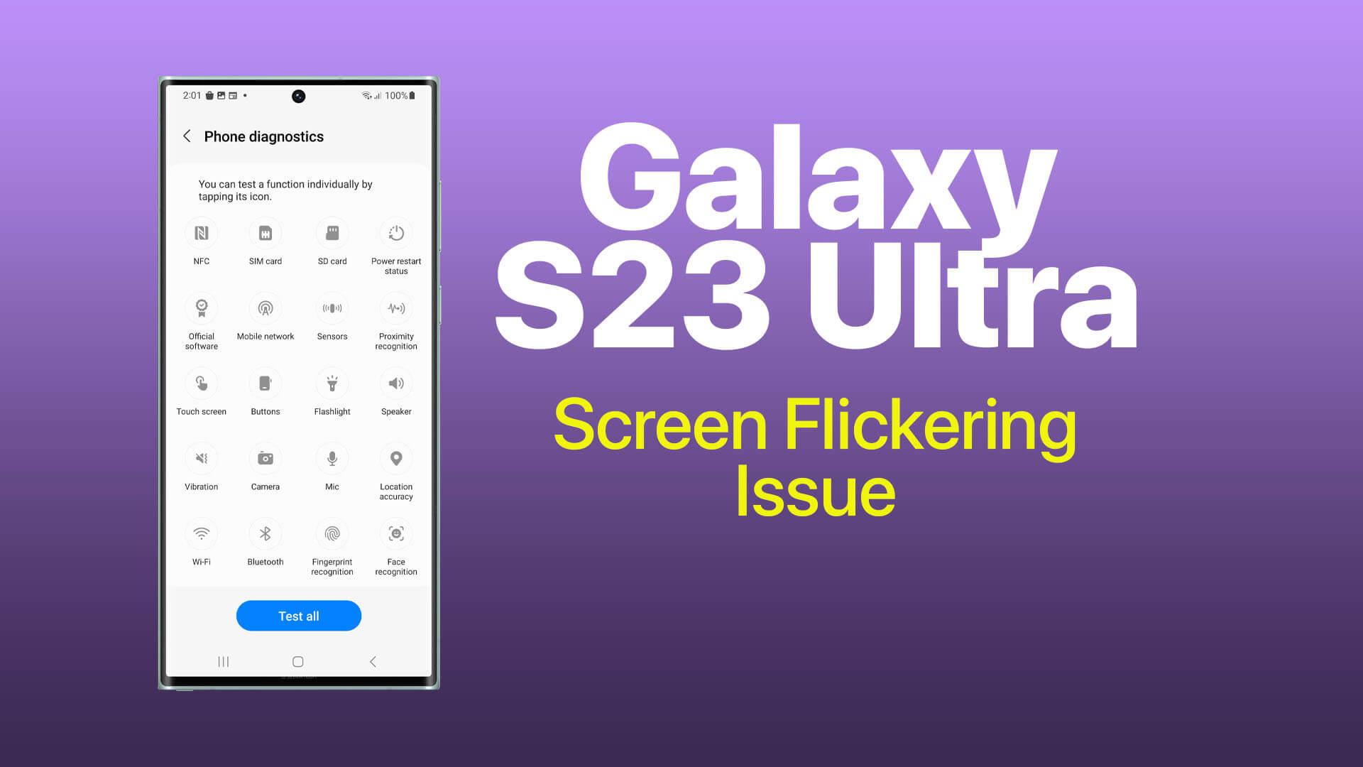 Screen Flickering Issue on Galaxy S23 Ultra 6