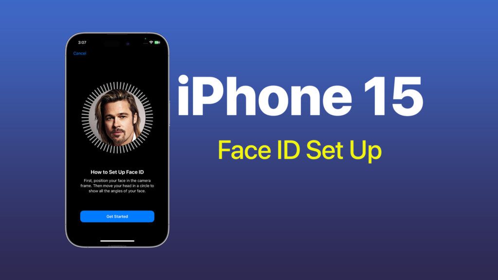 Set Up Face ID on iPhone 15 11