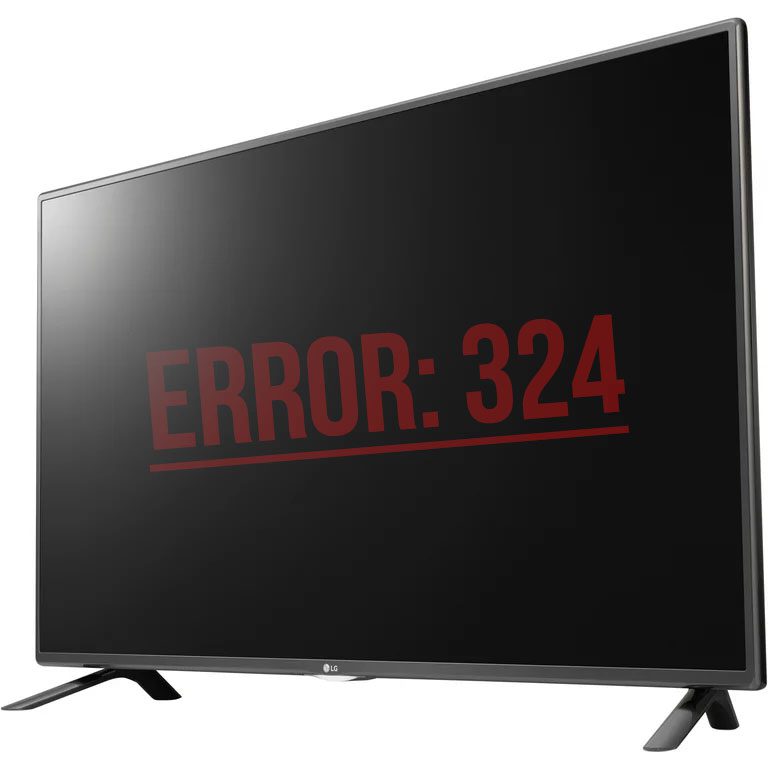 fix LG Smart TV error 324
