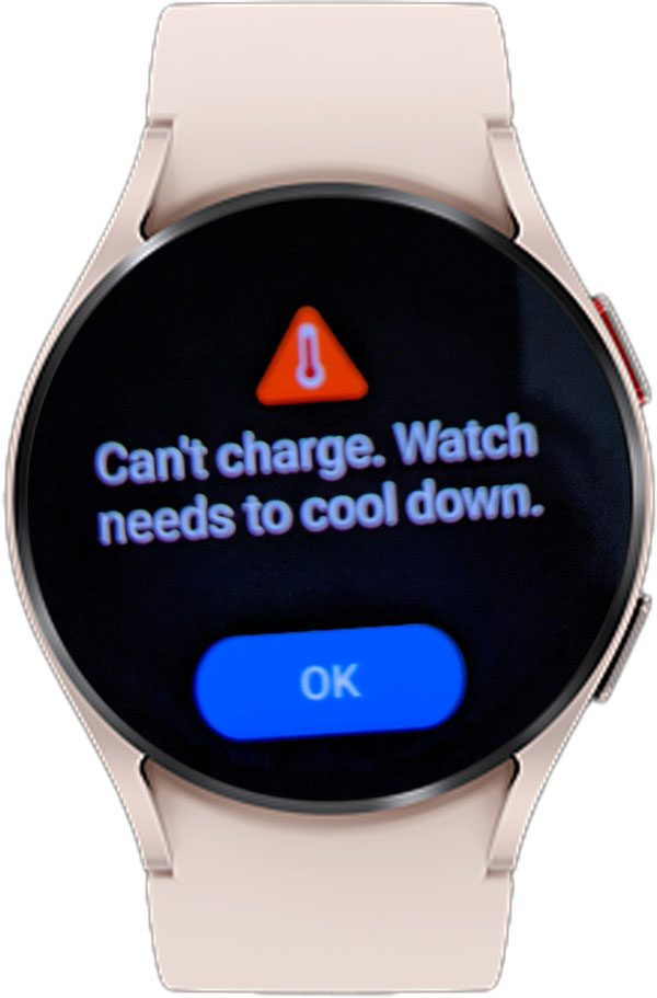 galaxy watch5 overheating while charging