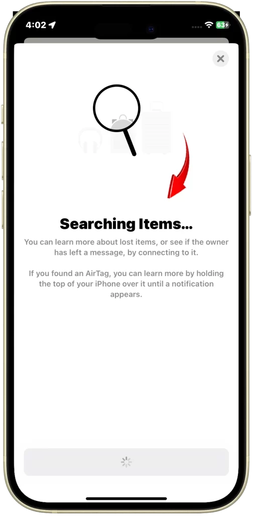 Search for Items in Find My iPhone