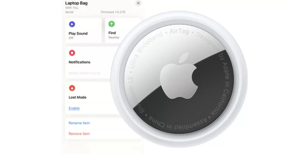 Apple AirTag Firmware Update