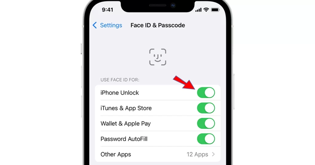 Face ID Unlock iPhone