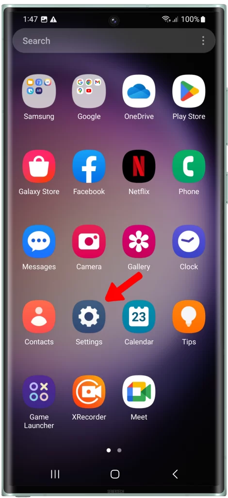 Open the Settings app. You can find it on your home screen or in the app drawer.
