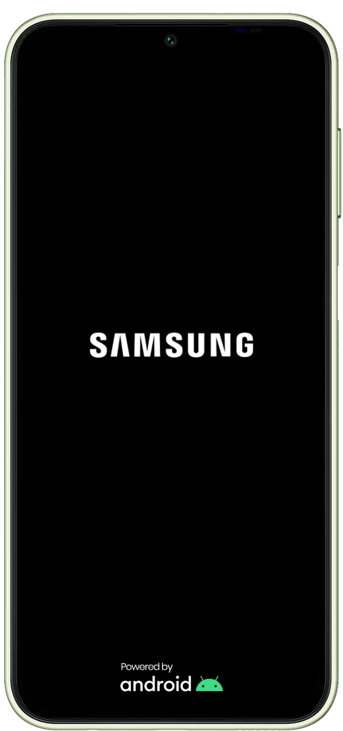 When the Samsung logo shows, release both keys.