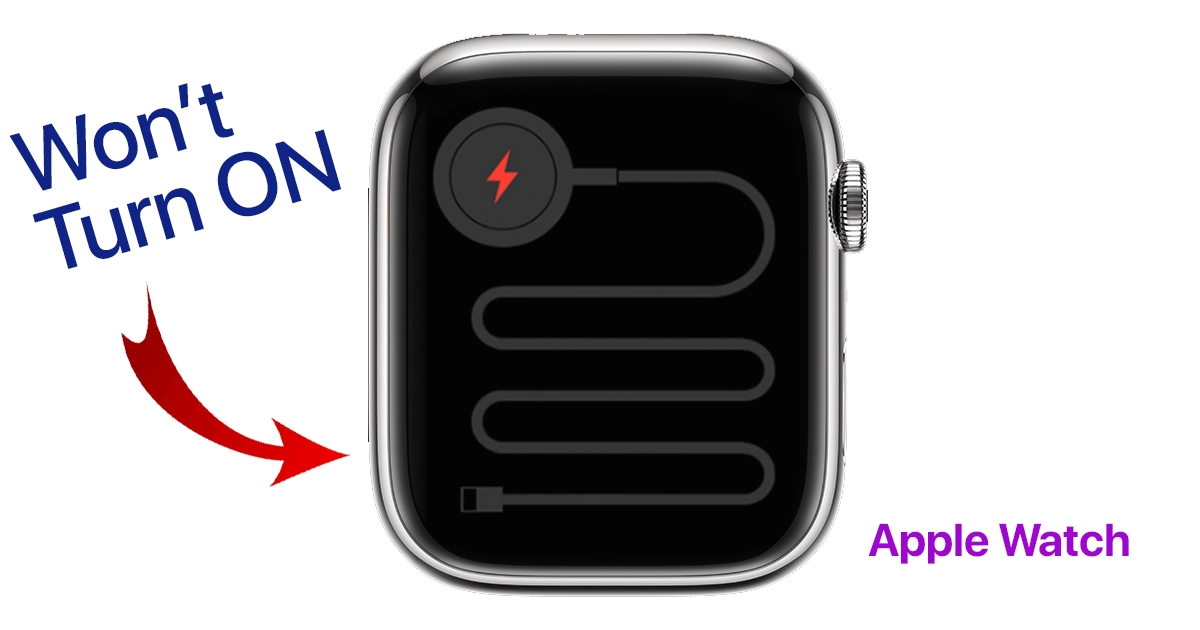 Fix Apple Watch wont turn on