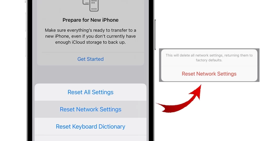 Reset Network Settings on iPhone 15 Pro Max