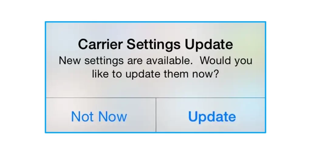iphone 14 pro max carrier settings update