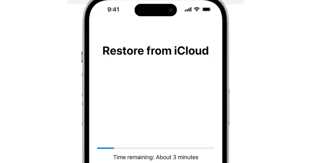 restore iphone 15 pro max