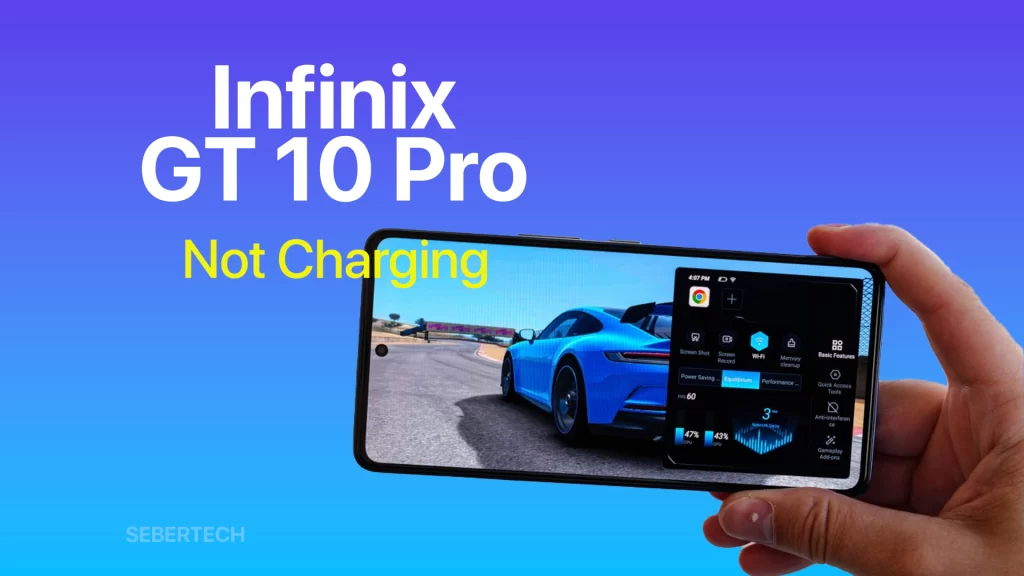Infinix GT 10 Pro Won't Charge