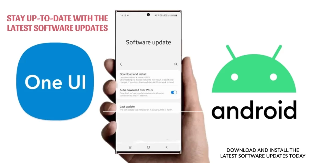 download and install updates on samsung Android