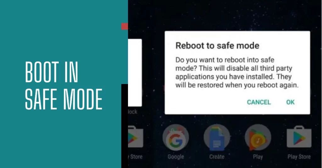 Boot Infinix GT 10 Pro in Safe Mode