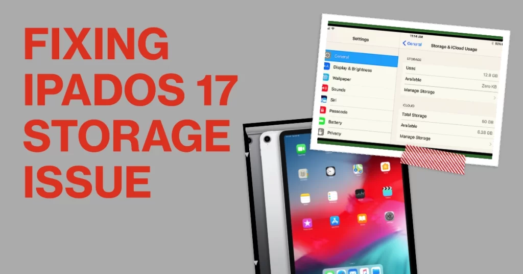 iPad Pro iPadOS 17 update storage problem: Flash Drive Not showing up in Files App