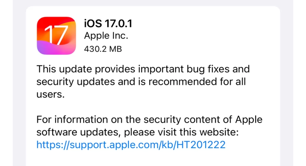 iphone 14 pro ios update