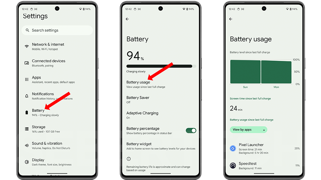 How To Check Battery Usage on Google Pixel 7 Pro