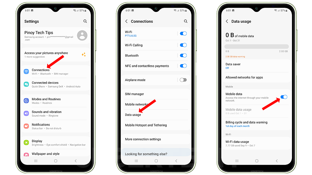 How To Check If Mobile Data Is Enabled On Galaxy A14