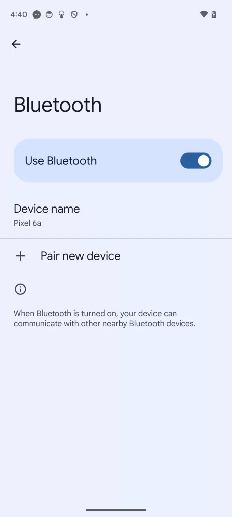 Google Pixel Bluetooth devices