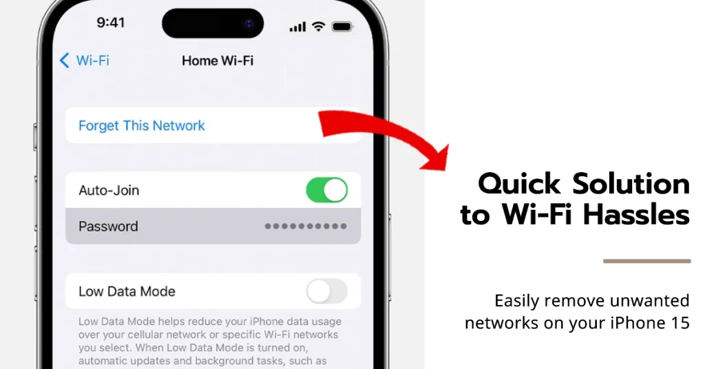 How to Delete/Forget Wi-Fi Network on iPhone