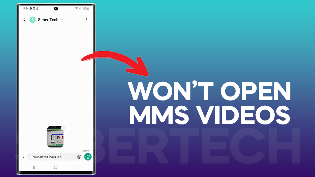 Galaxy S23 Ultra Cant Open MMS Videos