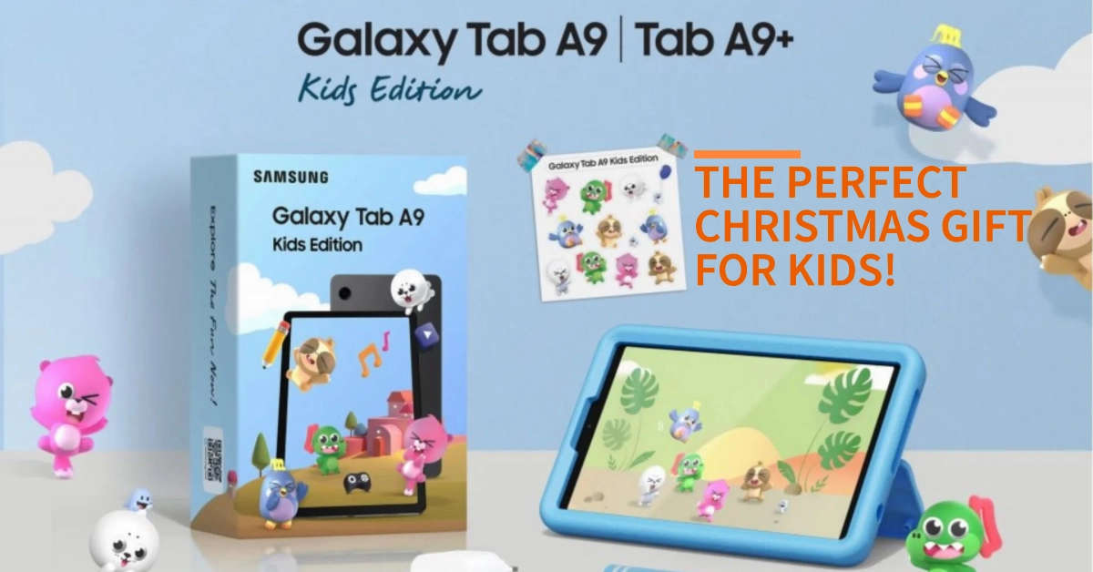 Meet the New Samsung Galaxy Tab A9/Tab A9+ Kids Edition! Ideal Christmas Gifts
