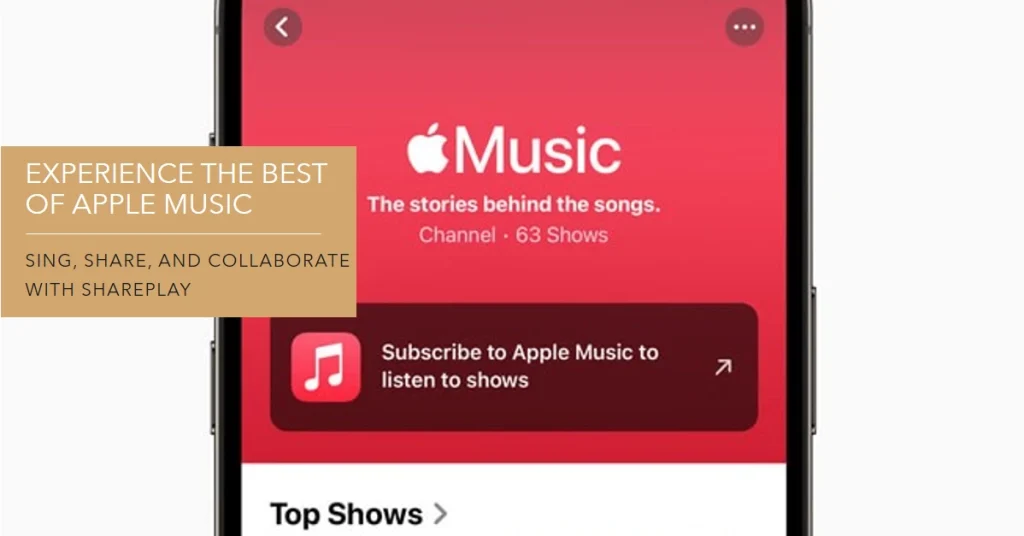 Apple Music Takes Center Stage with SharePlay, Singalong Sessions, and Collaborative Playlists