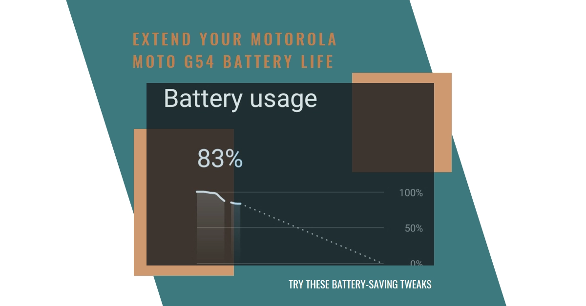 Motorola Moto G54 Battery Draining Faster? Try These Battery-Saving Tweaks