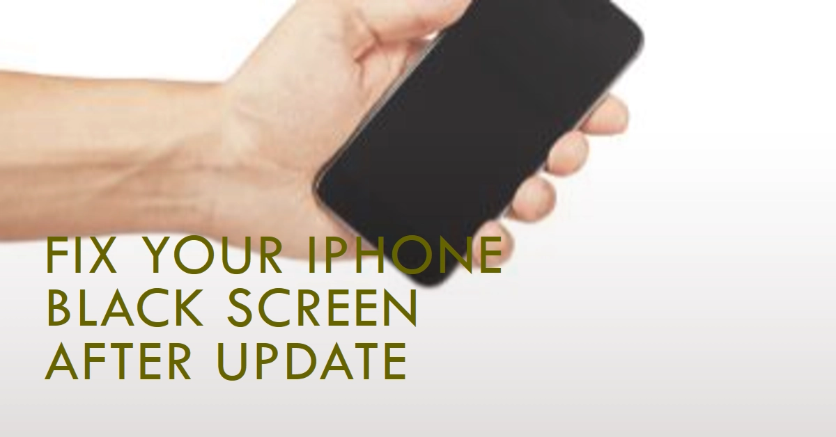 iPhone Stuck on Black Screen After Update? Here's How to Fix It!