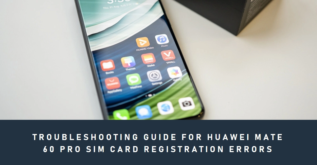 Huawei Mate 60 Pro SIM Card Registration Errors: A Comprehensive Troubleshooting Guide