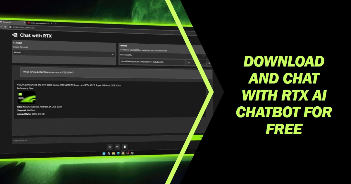 NVIDIA Introduces New AI Chatbot that Runs Locally on Your PC