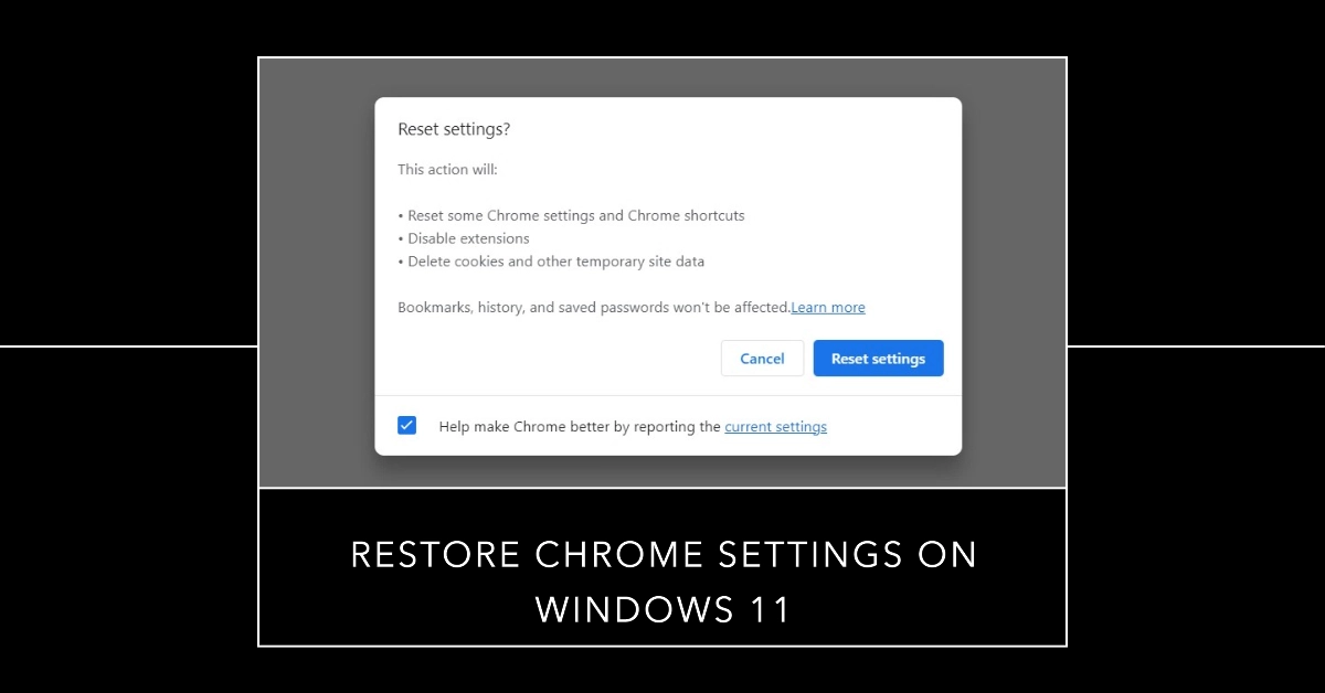 How to Restore Default Settings for Chrome Browser on Windows 11 | Reset Chrome Settings